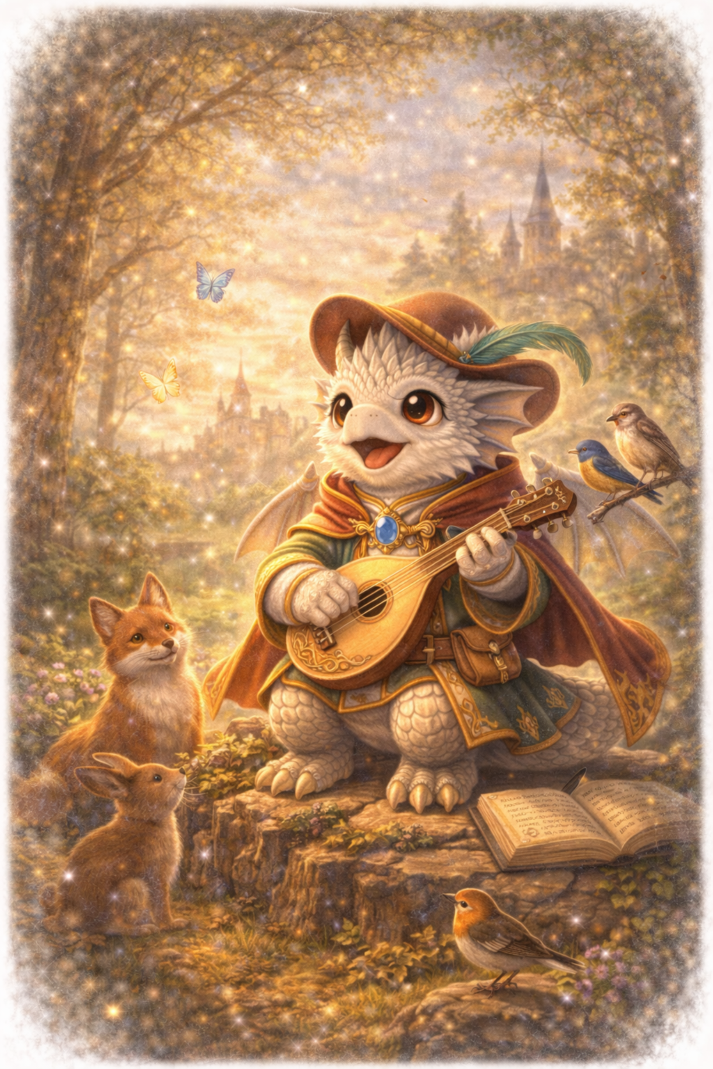 ドラゴン × 吟遊詩人
