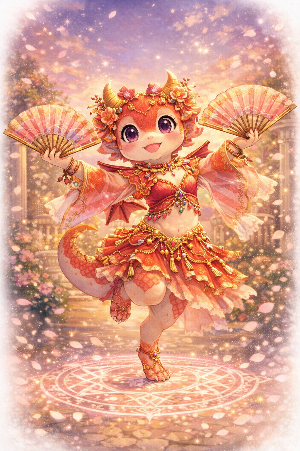 ドラゴン × 踊り子