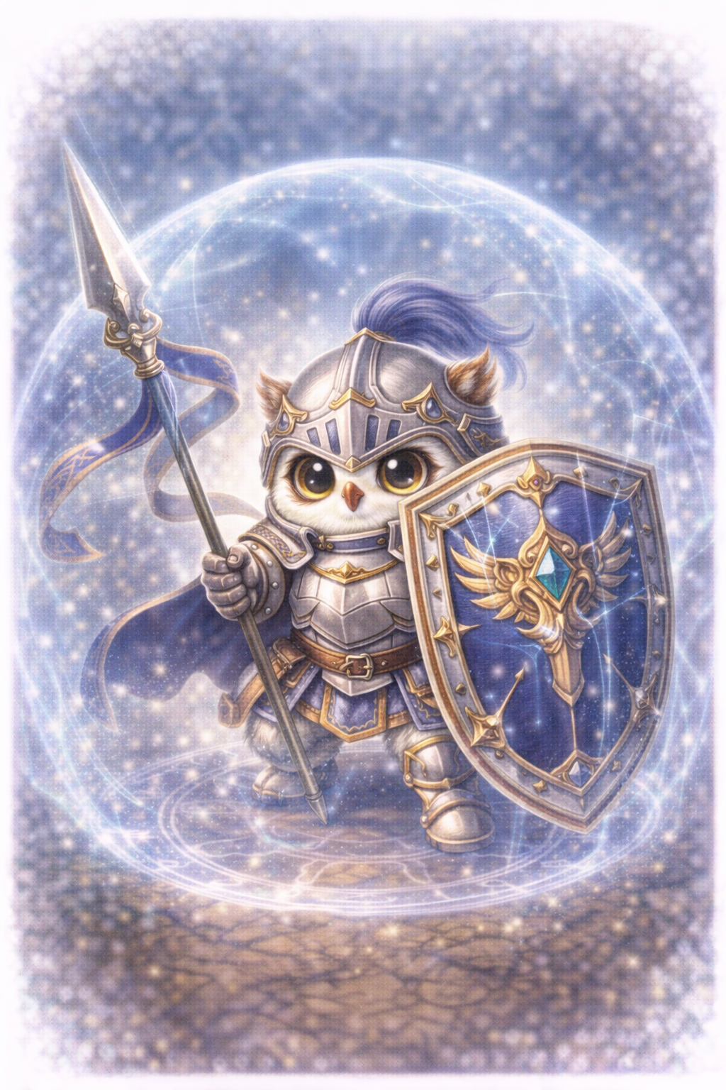 フクロウ × 守護騎士