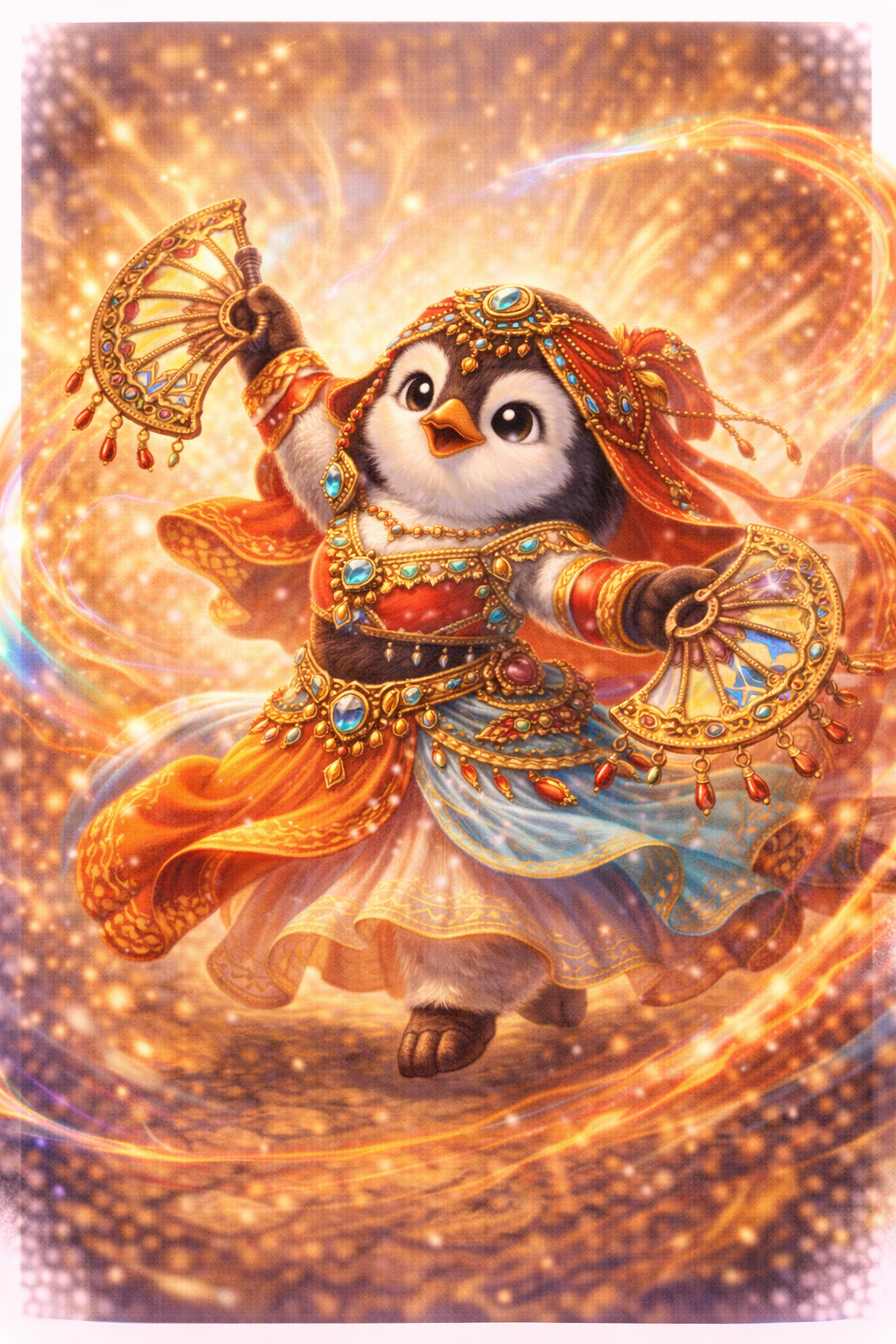 ペンギン × 踊り子