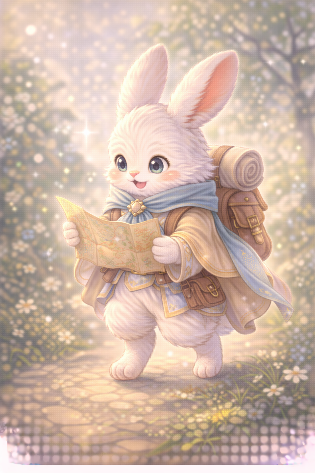 ウサギ × 旅人