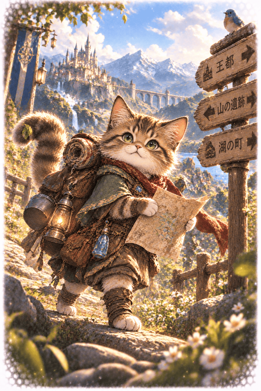 ネコ × 旅人